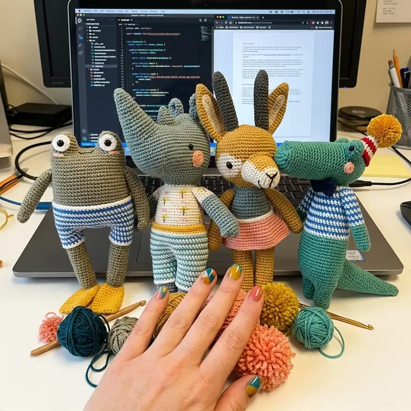 Complimentary Intermediate crochet pattern: Animal Friends of Pica Pau Amigurumi Pattern - Simple to follow guide