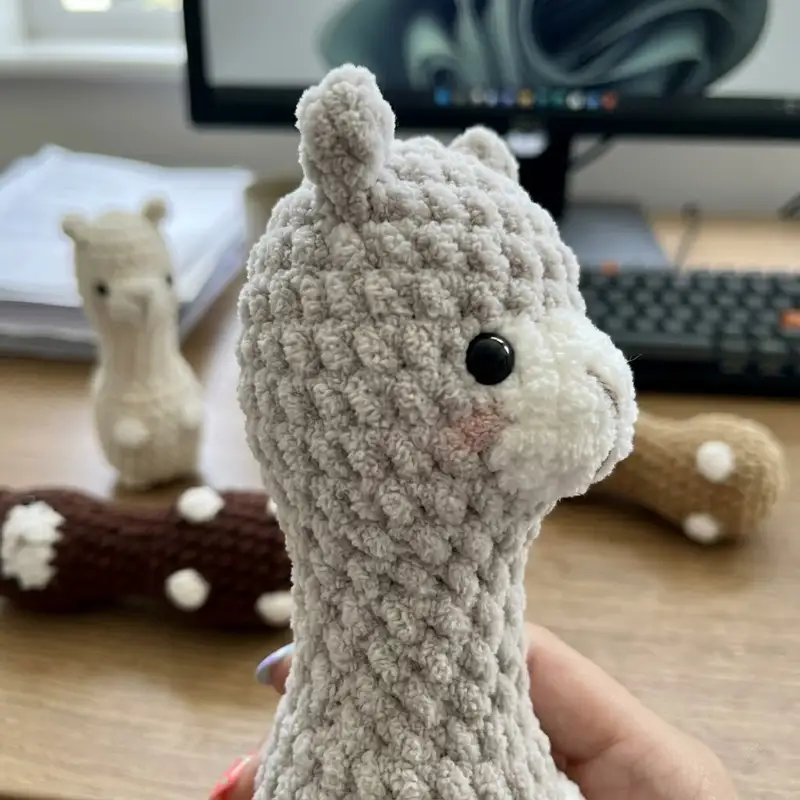 Complimentary Intermediate crochet pattern: The Bowling Llama Amigurumi Pattern - Simple to follow guide