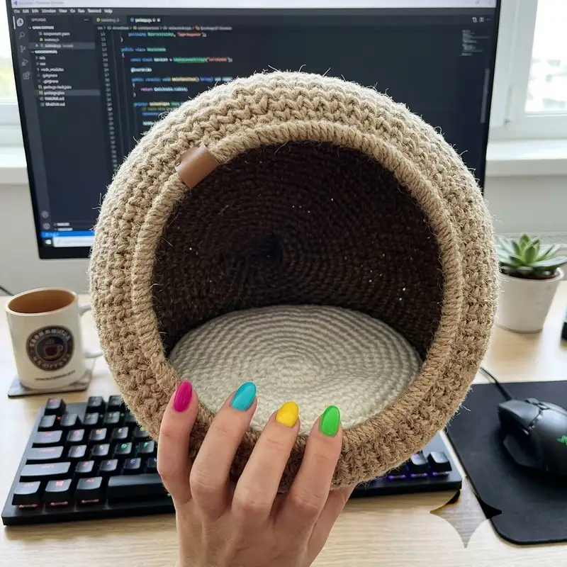 Complimentary Intermediate crochet pattern: The Cat House Pattern - Simple to follow guide